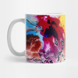 Multicolored Abstract Painting Mug